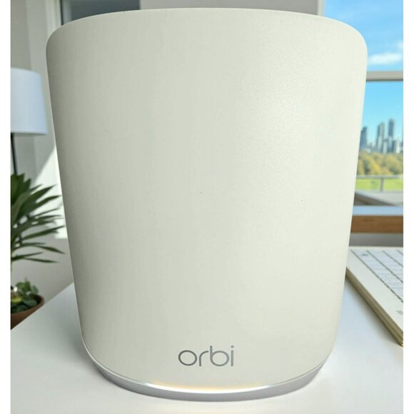 Netgear Orbi WiFi 6 Router Tri-band Mesh Add-on Satellite RBS760 Home Office - Picture 1 of 12